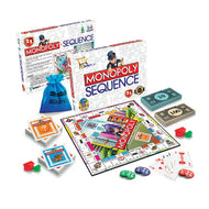 Monopoly & Sequence 2 in 1 Board Game