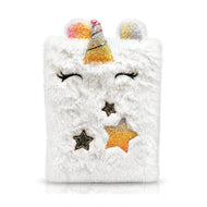 A5 Magical "Happy" Unicorn Plush Journal