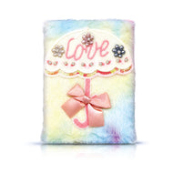 A5 Cute Plush Bunny Diary Notebook – Soft Fur Journal for Kids