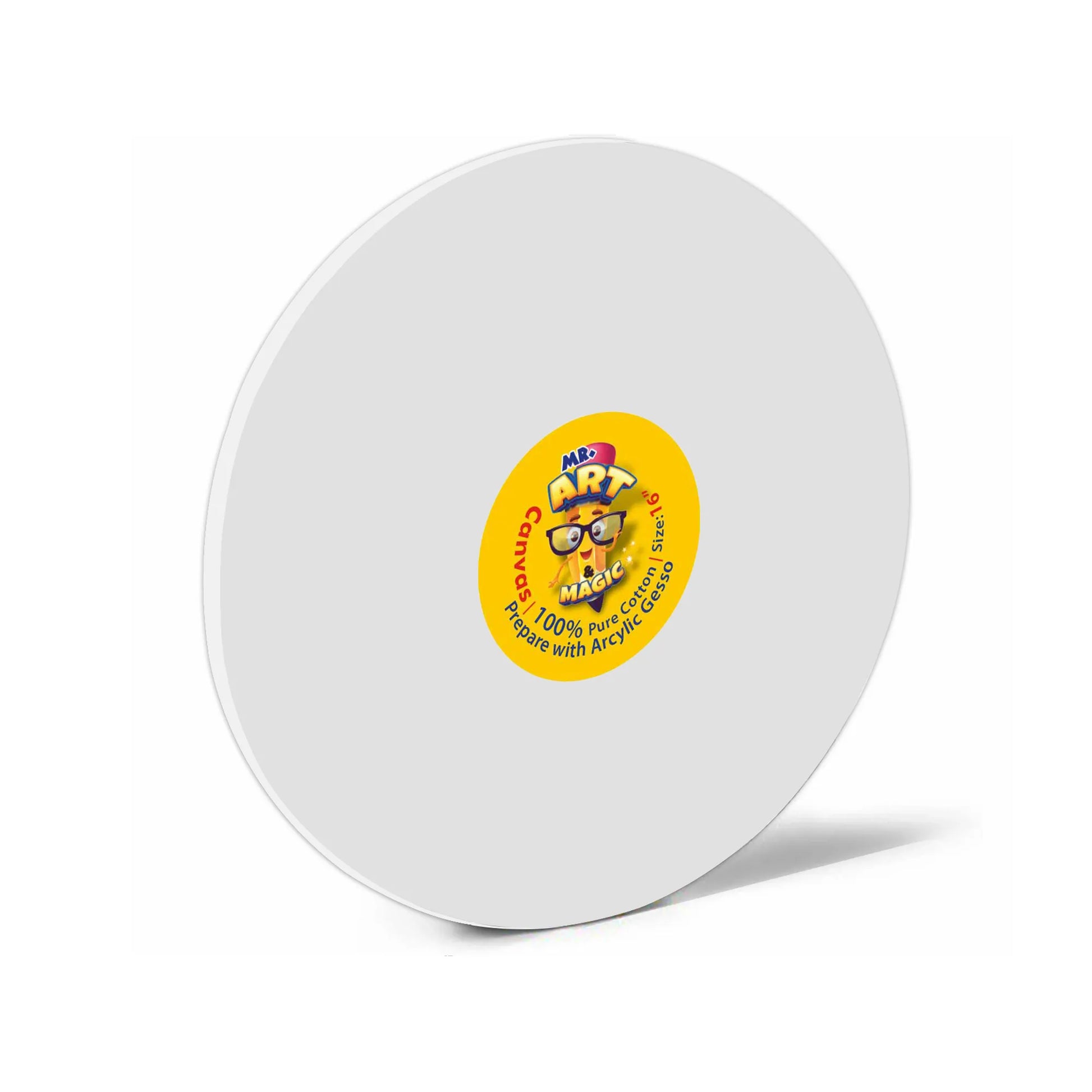 Round White Canvas Board