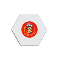 Hexagon White Canvas Board