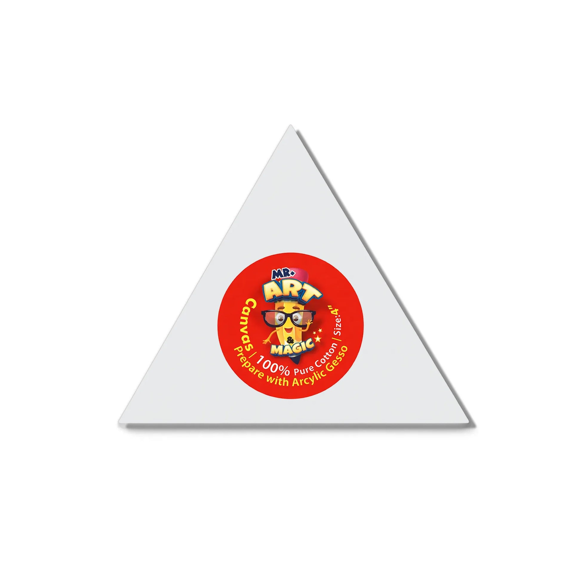 Triangle White Canvas Board