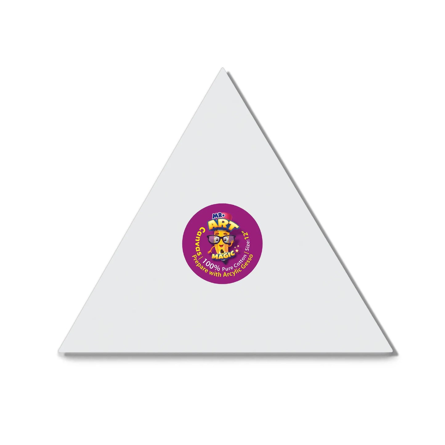 Triangle White Canvas Board