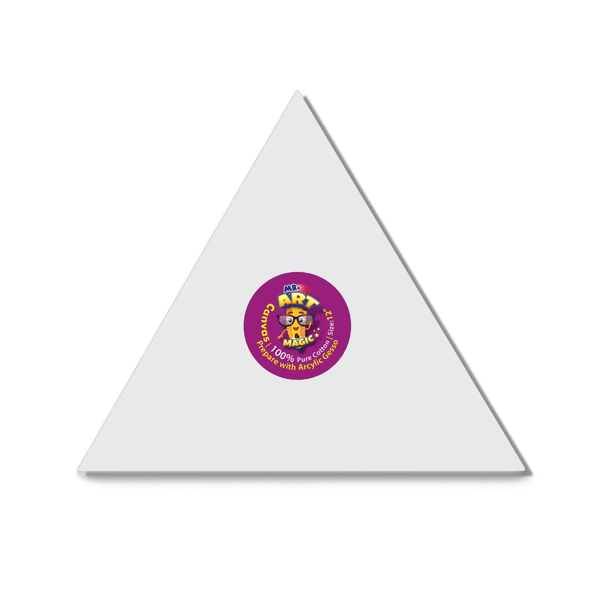 Triangle White Canvas Board