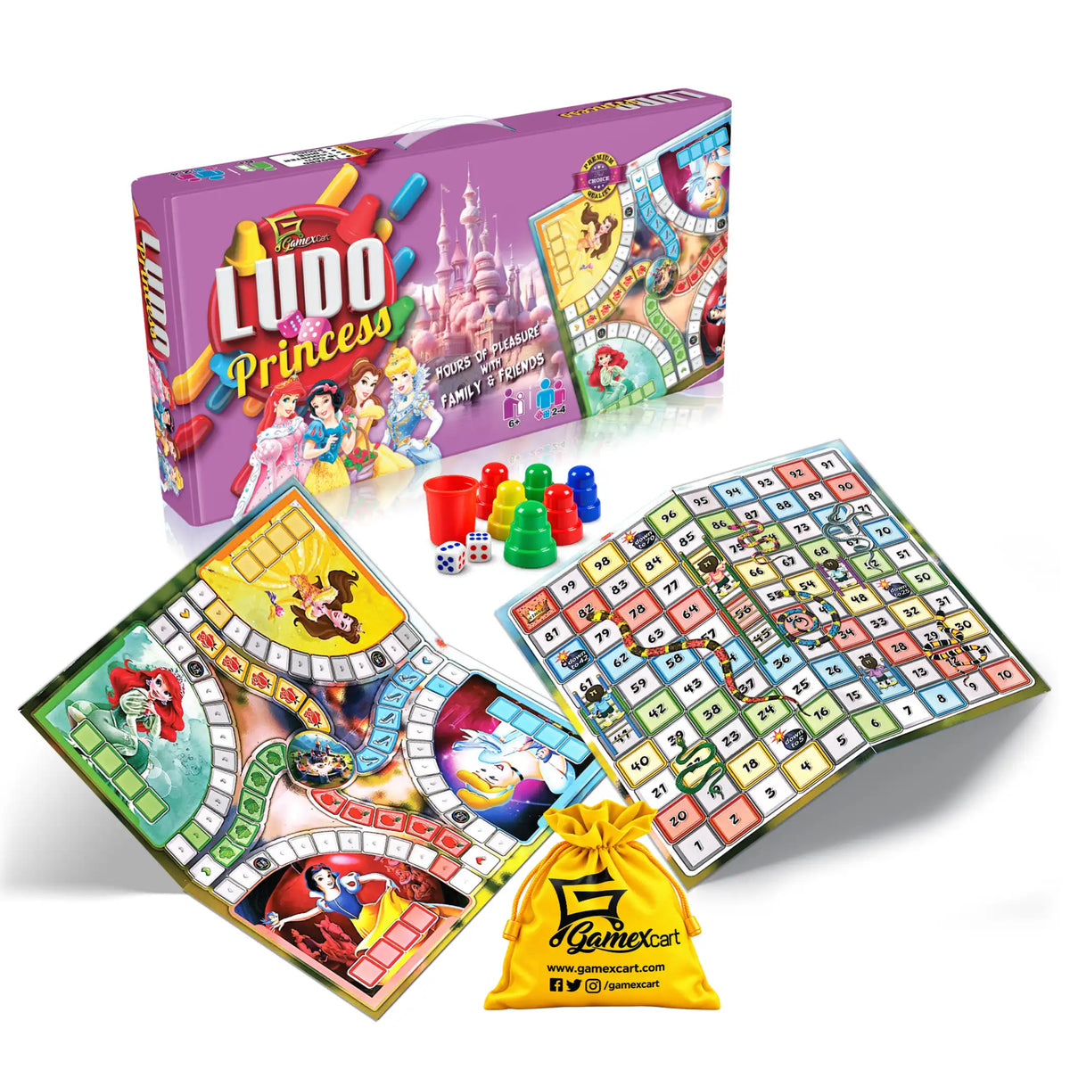 Portable Ludo Board Game | Princess
