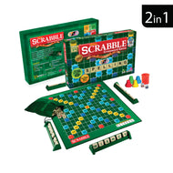 Elite Scrabble 2 in 1 Wooden Board Game