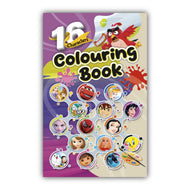 16 Characters Coloring Book
