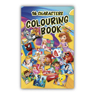 16 Characters Coloring Book