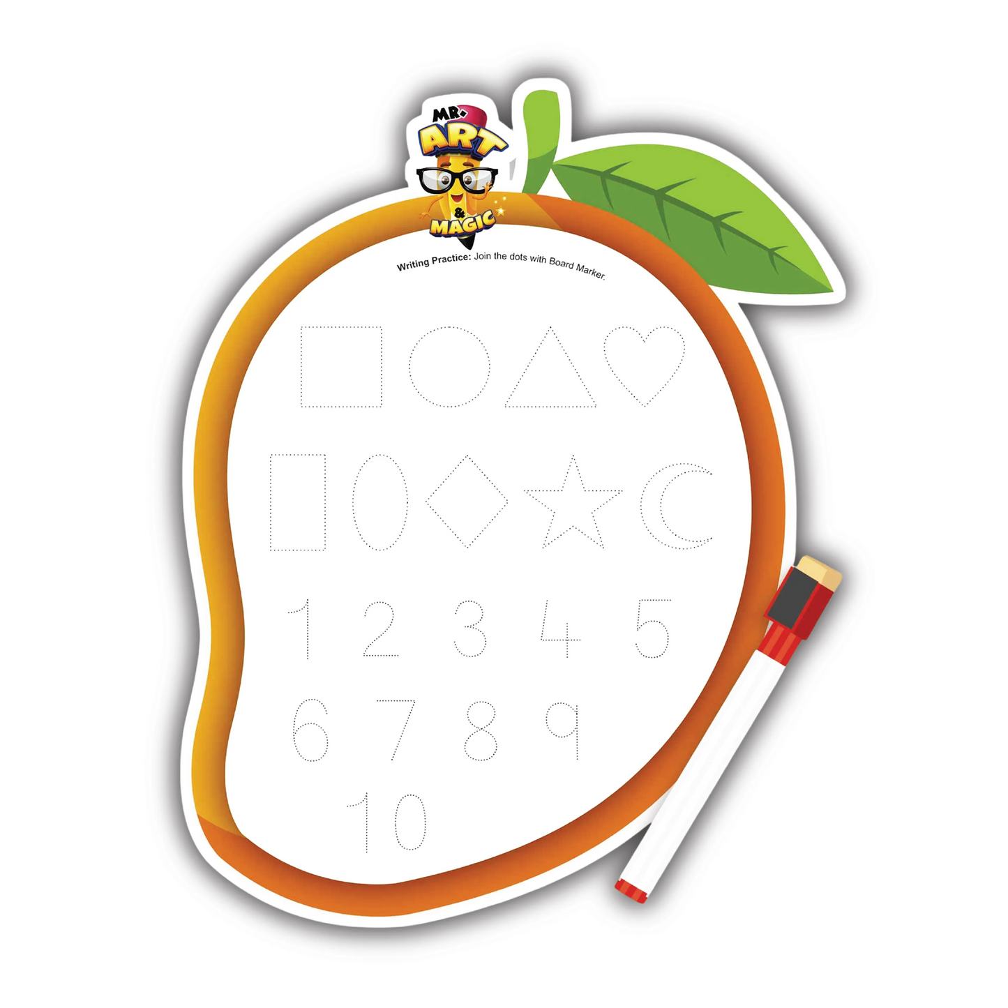 Diecut Whiteboard Both Sided for kids