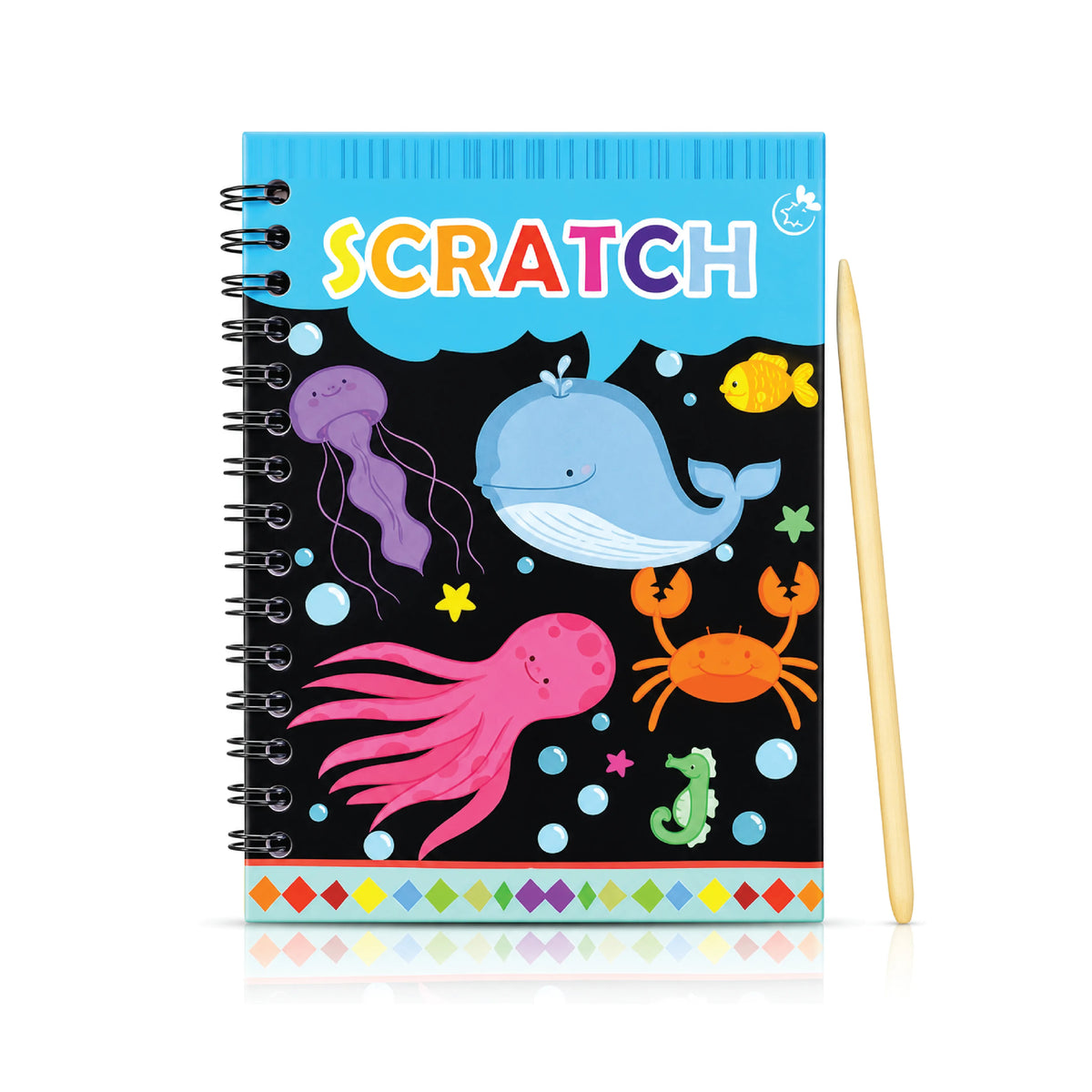 Ocean Wonders Magic Scratch Notebook
