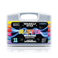 Pack of 12 Sparkle Style Glitter Markers