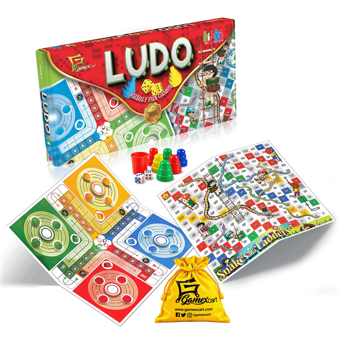 Portable Ludo Board Game | Large | Edition 1