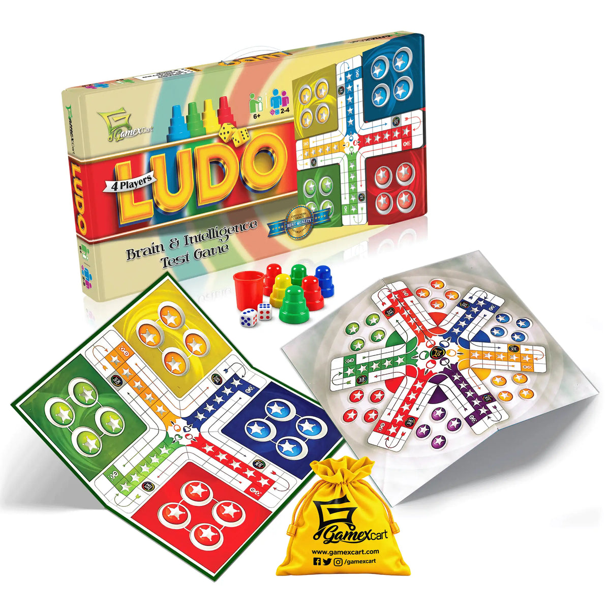 Portable Ludo Board Game | Large | Edition 2