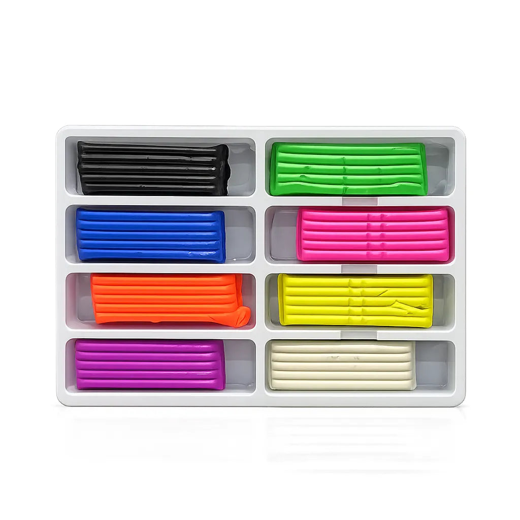 Creative Education Clay Set for Kids | 8 Bright Colors |