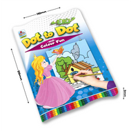 Dot-to-Dot Coloring | Book 3