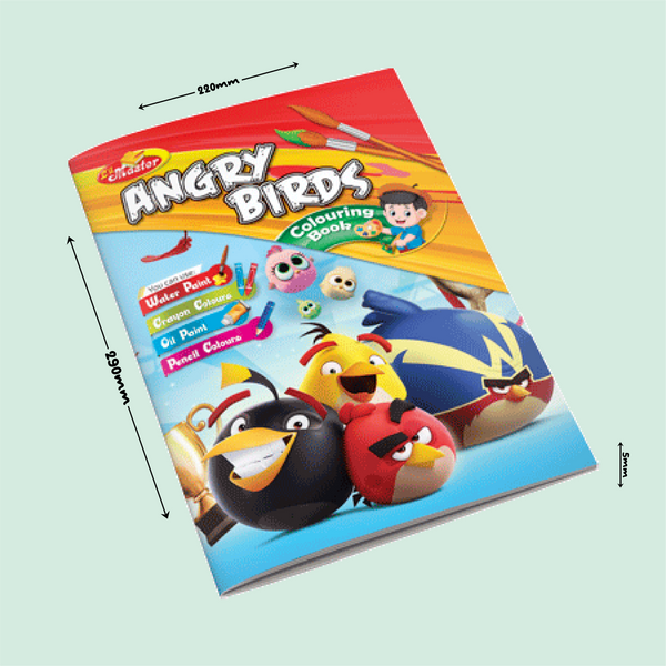 4 Options Coloring | Angry Bird
