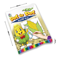 Dot-to-Dot Coloring | Book 4