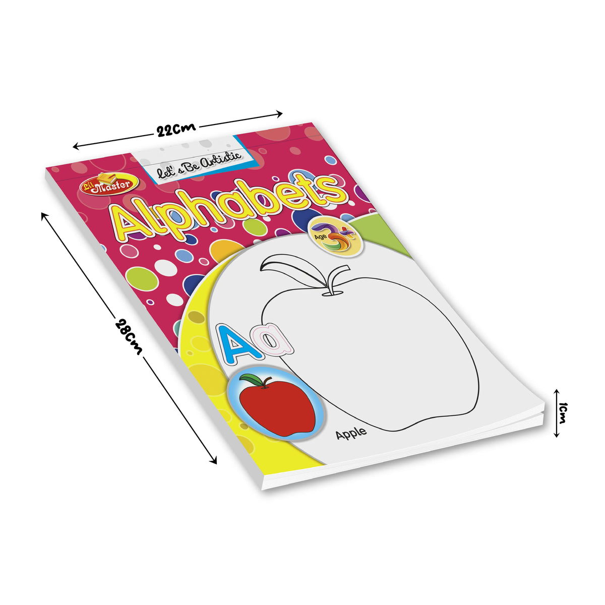 Let’s Be Artistic Coloring Pad | Small Alphabets