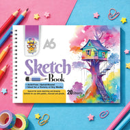20 Pages A6 Sketchbook
