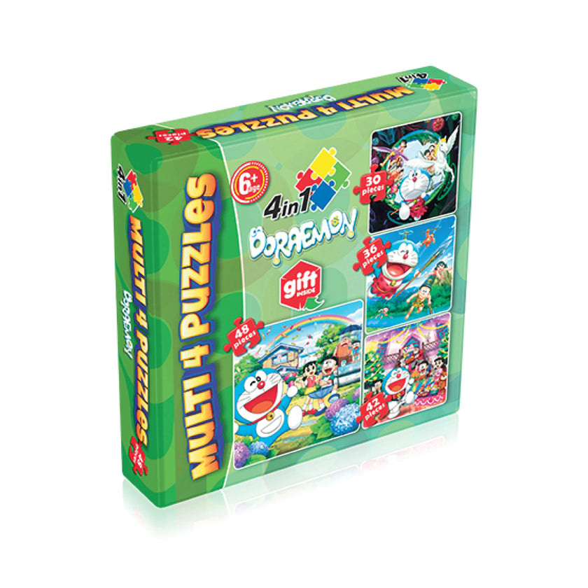 Doraemon Multi 4 in 1 Puzzle for Kids