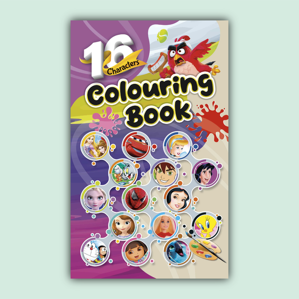 16 Characters Coloring | Book 1