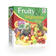 Small Flash Card Fruits & Vegetables
